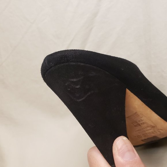 🦚HOST PICK🦚VINCE Black Suede EMBERLY Mule, Size 8.5M - Picture 5 of 11